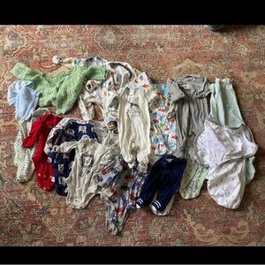 Baby boy newborn lot